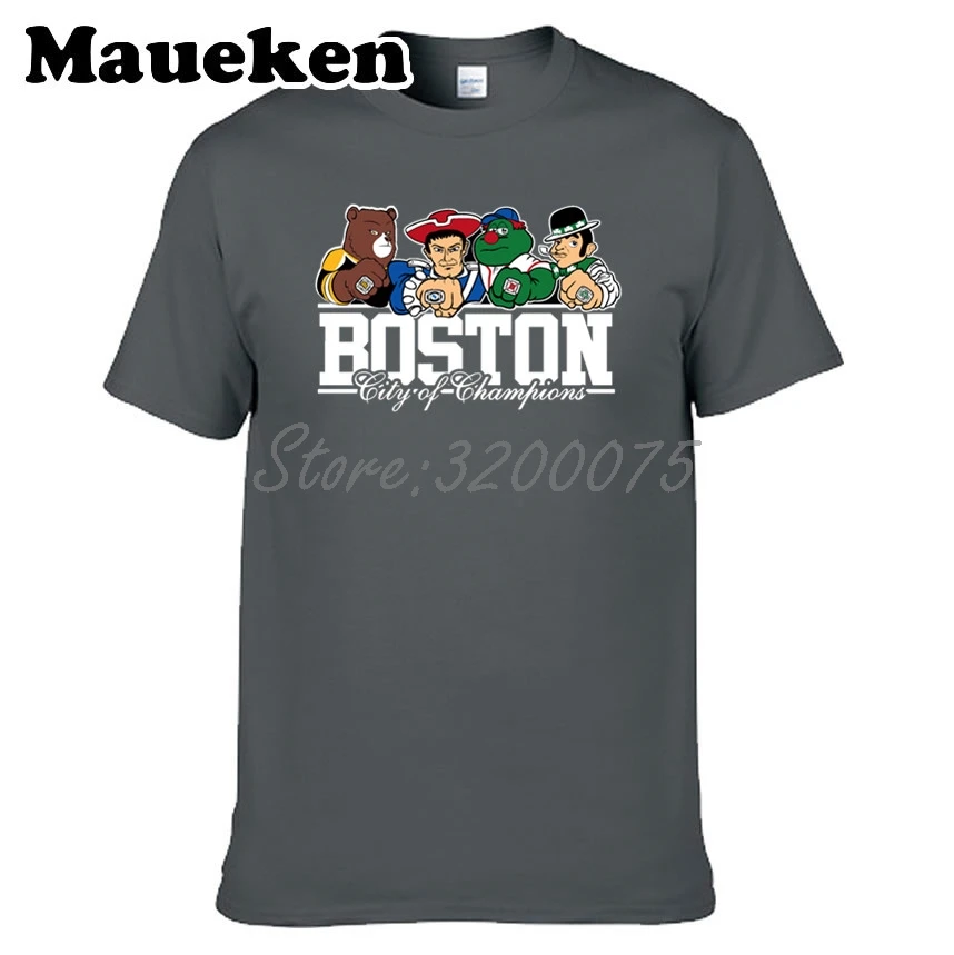 9 Для мужчин Boston City For New England Celtics Bruins Красная футболка Sox одежда футболка мужская комикс мультфильм W0301001 - Цвет: 9