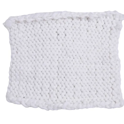 white baby Crochet Basket Braid Photo Background High Quality Newborn photography props Blanket Swaddling stretch yarn hat Photo Props - Цвет: white