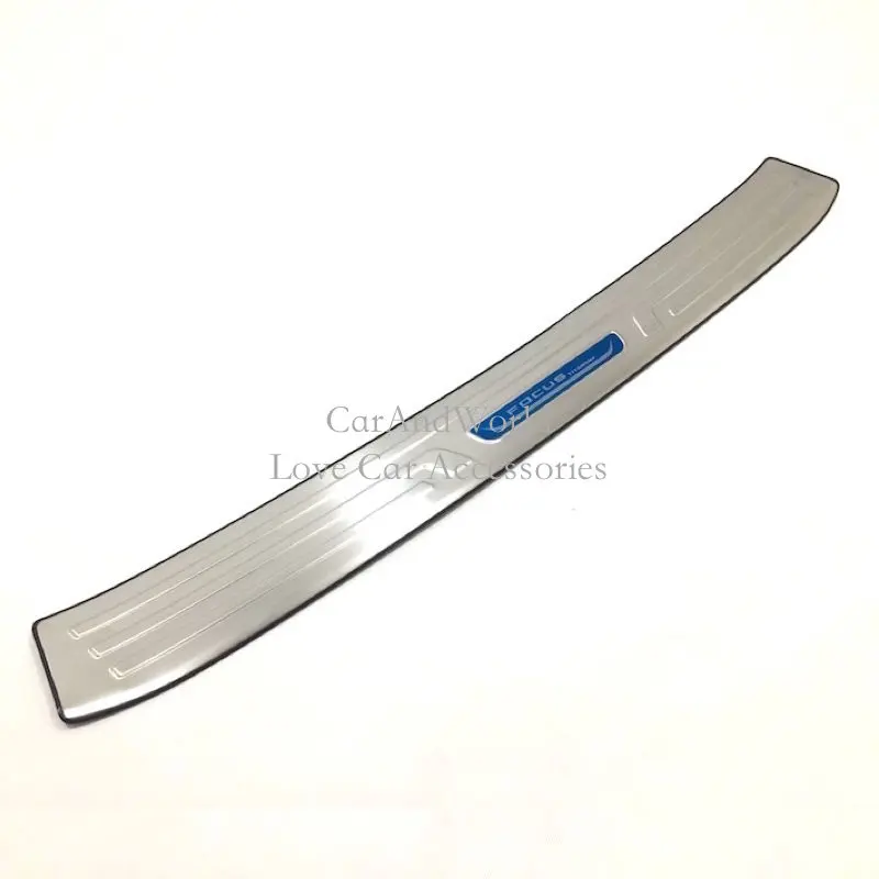 Защита для заднего бампера из нержавеющей стали защитная Накладка на порог и