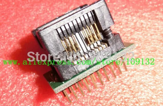 1 шт. переходник SO8 SOP8 к DIP16 разъем 200mil 208mil 25Q 25F|sop8 200mil|sop8 208milsop8 socket |