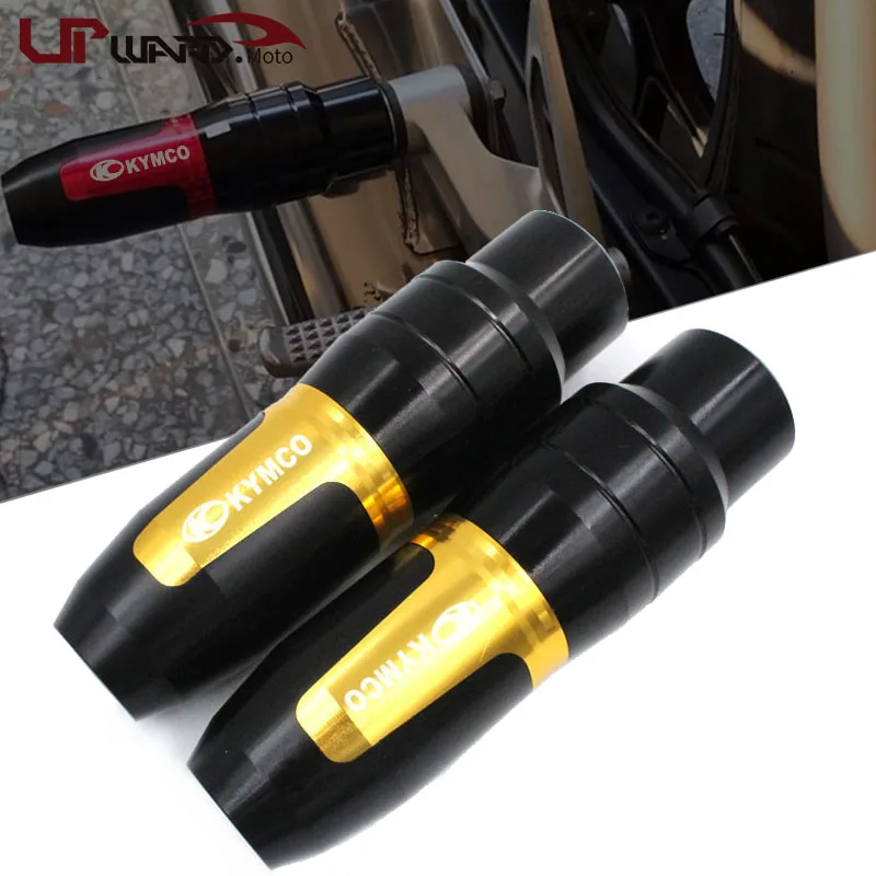 

For KYMCO DownTown 350 300i Xciting 250 400 CK250T 300 CK300T Motorcycle CNC Frame Crash Pads Exhaust Sliders Crash Protector