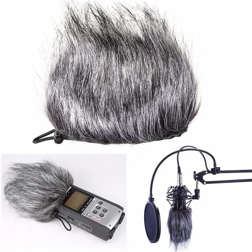 Искусственный мех крышка ветрового микрофона рекордер TASCAM DR 05|Аксессуары для