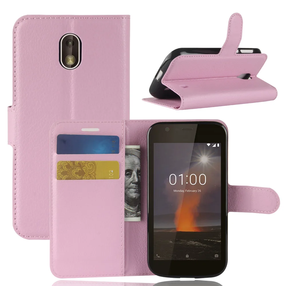 Роскошный флип-чехол из искусственной кожи для Nokia 1 TA-1047 TA-1060 TA-1056 TA-1079 TA-1066