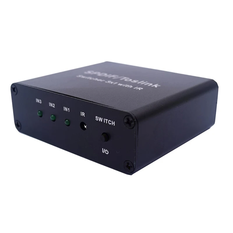 Kebidu Full HD цифровой оптический SPDIF разделитель TOSLINK аудиопереключатель 3 в 1 выход
