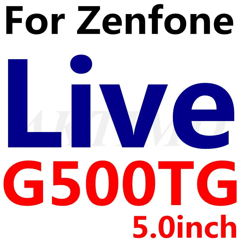 Закаленное стекло 9H 0,26 мм для asus Zenfone Peg asus 3X008 GO tv ZB500KL ZB450KL 2 Laser ZE500KL 3 Max защитная пленка Sklo чехол - Цвет: G500TG