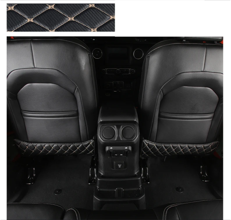 Lsrtw2017 волоконно-кожаное автокресло анти-удар коврик для jeep wrangler JL