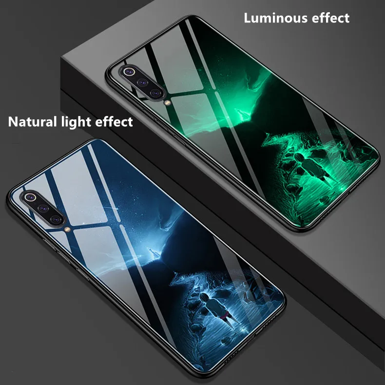 guide Чехол для xiaomi mi 9 чехол для xiaomi mi 9 se чехол Lu mi nous закаленное стекло mi 9 9t 8 se A3 lite note 10 pro полный Чехол для задней панели - Цвет: guide