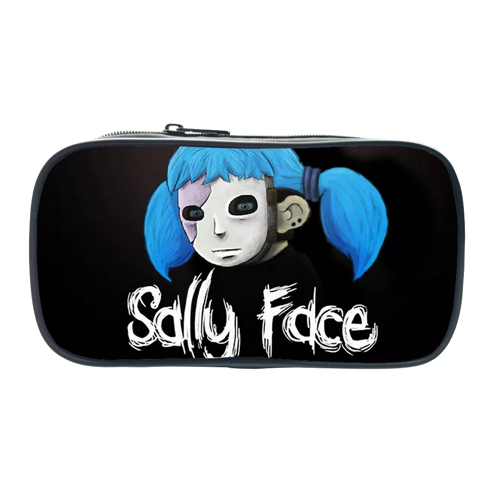 17 Чехол для карандашей Sally Face, сумки для студентов, милая вместительная сумка для карандашей для детей, мальчиков и девочек, повседневные школьные принадлежности, канцелярский чехол s - Цвет: 17