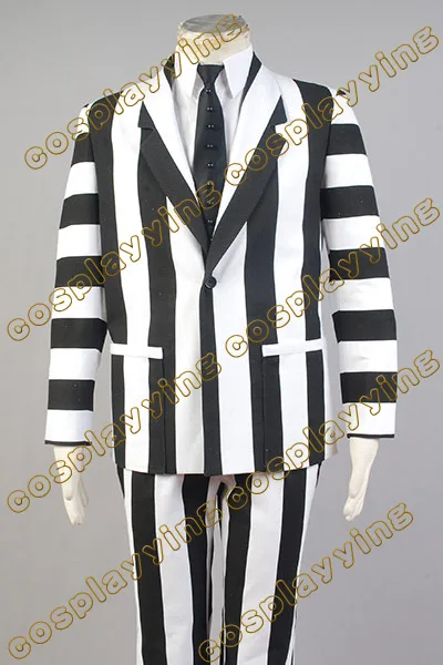 Костюм для косплея на Хэллоуин от Beetlejuice блейзер брюки рубашка галстук|cosplay