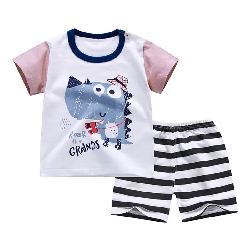 Детская футболка и шорты из натурального хлопка на возраст от 6 месяцев до 7 лет |