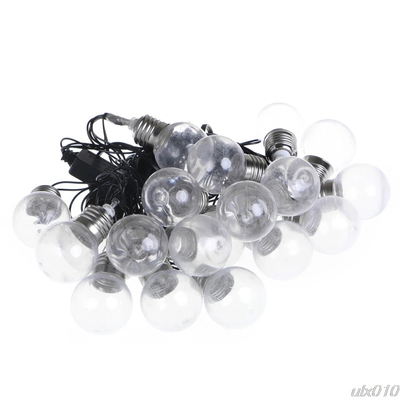 Новинка европейская вилка 20 светодиодных круглых подключаемых вечерних шаровых