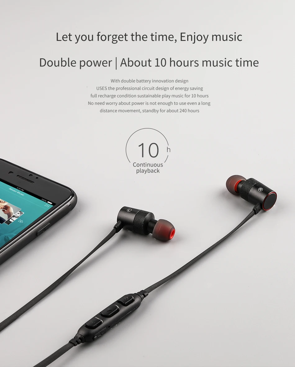 AWEI AK2 магнитный переключатель Bluetooth наушники спортивные с микрофоном водостойкая bluetooth-гарнитура стерео беспроводные наушники