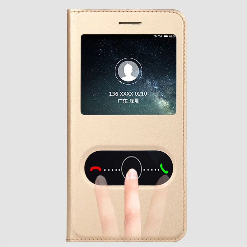 Умный флип-чехол для Huawei GR3 Оригинальный чехол из искусственной кожи телефона BiNFUL