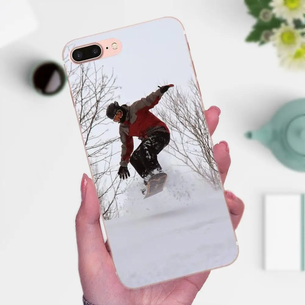Snow Or Die Лыжный Сноуборд спортивный принт для Huawei P7 Honor 4C 5A 5C 5X 6 6C 6A 6X 7 7X 8 9 V8 V10 Y3II Y5II