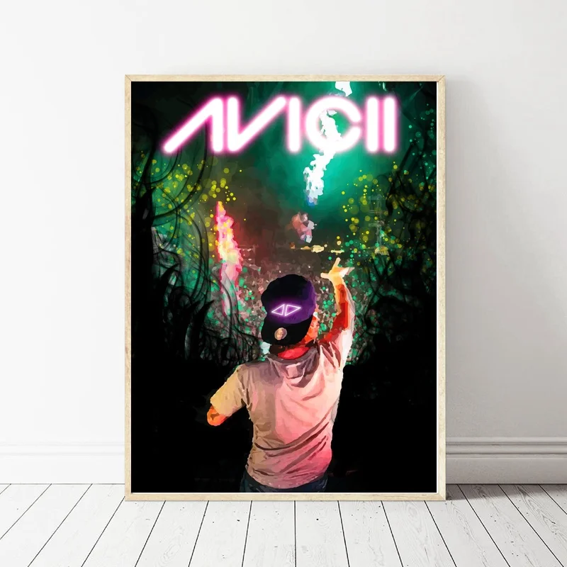 Avicii музыкальная звезда холст плакат Настенные картины для гостиной без