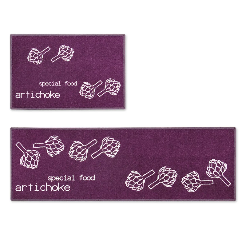 2 шт. нескользящий кухонный коврик с резиновой подложкой Набор ковриков 40*60 см +