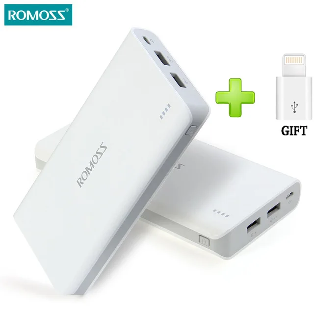 Оригинал ROMOSS sense 6/6 plus 20000 мАч внешний мобильный Батарея Зарядное устройство