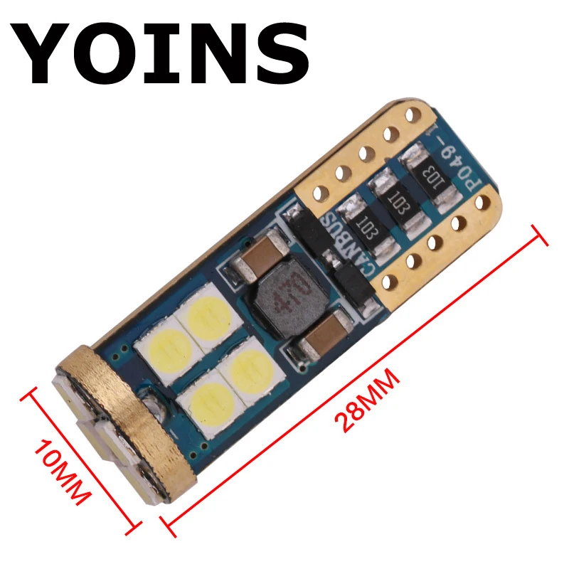 Автомобильные аксессуары W5W 194 168 T10 12 3030 SMD светодиодный светильник сигнала лампы