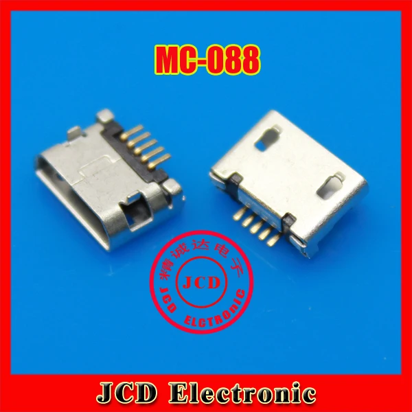 ChengHaoRan 50 шт. Micro USB 5 P, 5-контактный Micro USB разъем, 5-контактный Micro USB разъем Хвост зарядки гнездо, MC-088