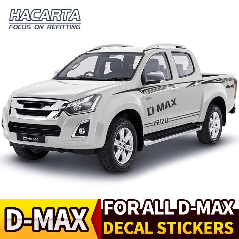 

Наклейка dmax, Виниловая наклейка для кузова автомобиля полосатые наклейки, наклейка s, набор для D-MAX, 2010 ~ 2019, клей Frontier, наклейка s, крышка, бесплатная доставка