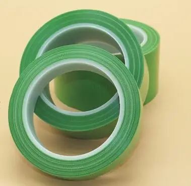 10 rolls of 50m green PE protective adhesive tape for products protection or spray paint edge cover,  Item No. IT004