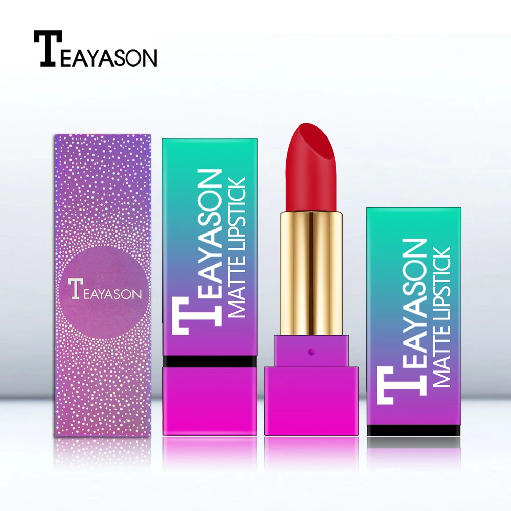TEAYASON бархатная матовая губная помада длительного действия 12 Цветов тыквенного