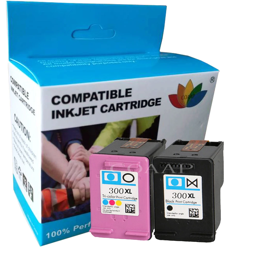 Фото Перезаправляемый чернильный картридж для принтера HP Deskjet D1660 D2560 D2660 D5560 F2420 F2480 F2492 F4210 на черный и трехцветный чернила HP300.