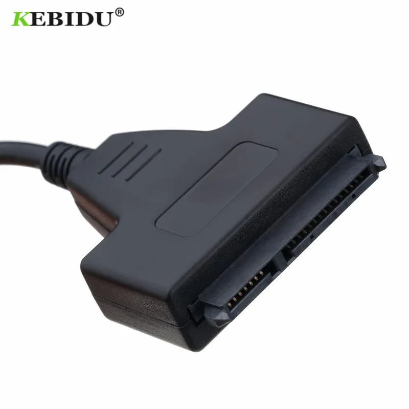 Kebidu двойной USB 2 0 к Sata + 22 Pin для 5/3 5 дюймового HDD SSD жесткого диска адаптер