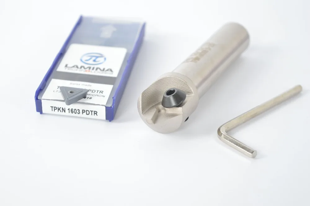 45 degree 5mm-25mm cnc Chamfering drill tool holder TP45 C20-25-110 +10pcs TPKN 1603 | Инструменты