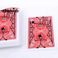 1 deck cartoon card magic tricks cardtoon deck magic playing card toon animation prediction fun trick magician gimmick illusions