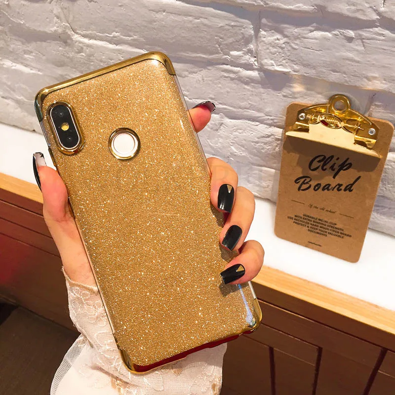 Мягкий чехол из ТПУ с покрытием для Xiaomi mi 8 Lite SE A1 A2 6X 5X Max 3, блестящий красный чехол для mi Note 6 Pro 6A 4X Red mi 5A 5 Plus S2
