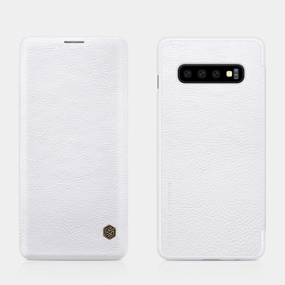 Для samsung Galaxy S10 флип-чехол S10 5G S10e чехол Nillkin Qin из искусственной кожи флип-чехол для samsung Galaxy S10 Plus кошелек