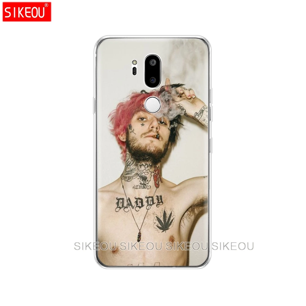 Силиконовый чехол для телефона LG G7 Q8 Q6 G6 MINI G5 V30 V7 V9 k10 k8 X POWER 2 Lil Peep|Бамперы| |