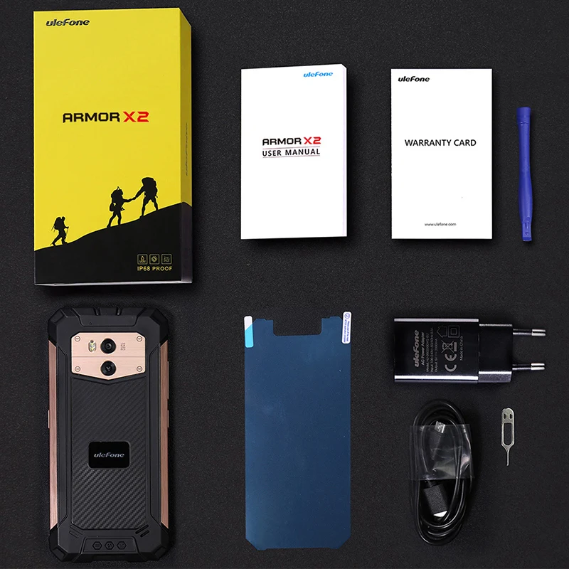 Ulefone Armor X2 смартфон с 5 дюймовым дисплеем ОЗУ 2 Гб ПЗУ 16 Android 8 1 мАч|Смартфоны| |