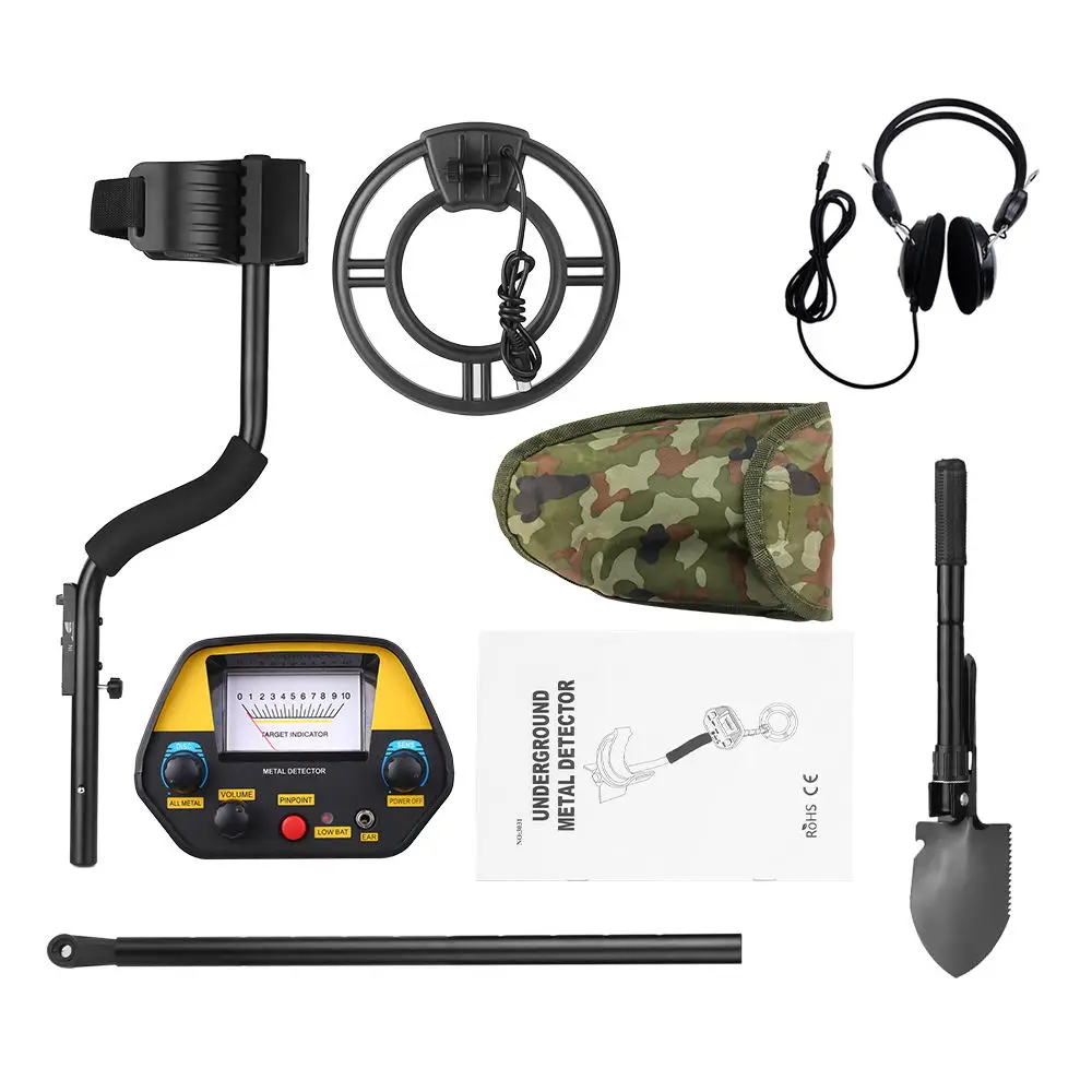 MD-3031 Kit KKmoon MD-3031/MD-3032 профессиональный Подземный подводный металлический детектор золота 3 режима Охотник Pinpointer - Цвет: MD-3031 Kit