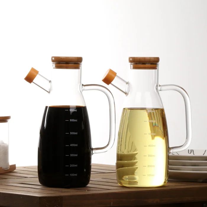 Стеклянная банка для масла без свинца кухонные принадлежности масляная масел с