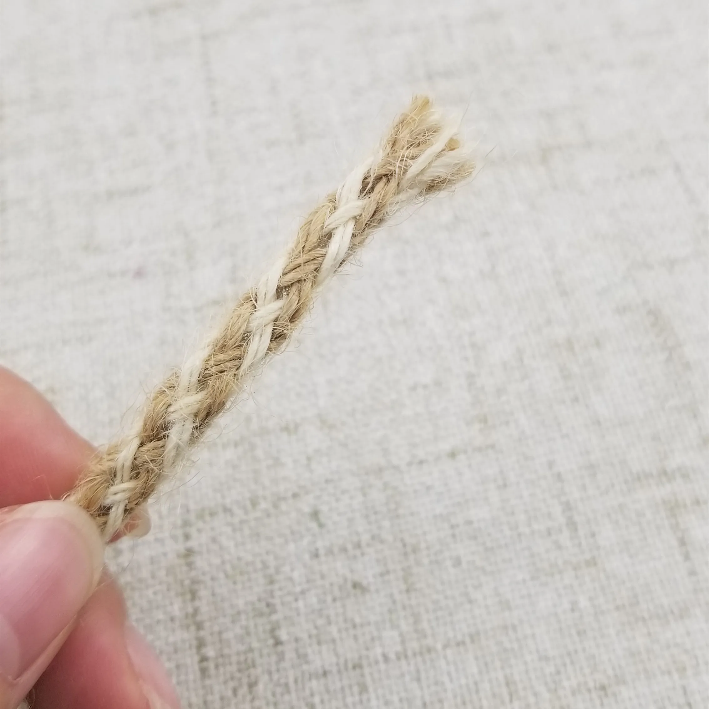 Пеньковая веревка белая и натуральная льняная плетеная DIY Свадебная вечеринка