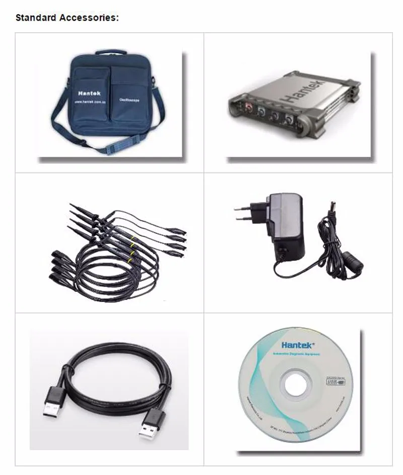 Hantek DSO3104 ПК на основе USB Виртуальный осциллограф DSO3104 100 МГц 4 канала 1GSa/s Hantek DSO3104 256 м глубина памяти Автомобильный