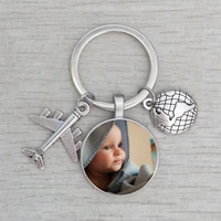 personalized photo pendants custom keychain photo of your baby child mom dad loved one gift for family member gift