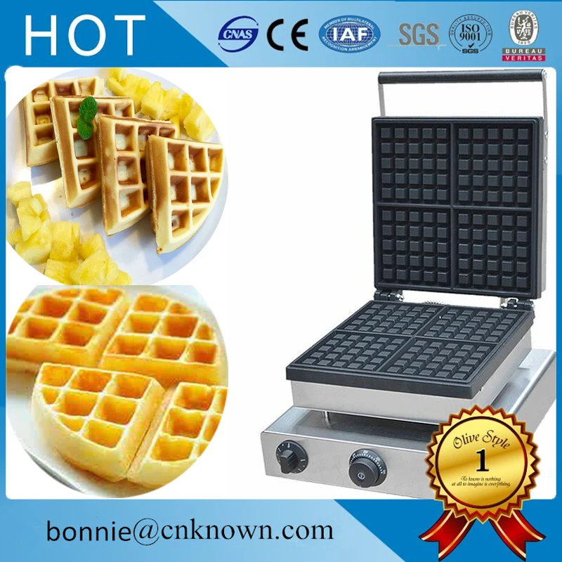 

Precise timers Fast food waffle baker waffle maker machine free shipping