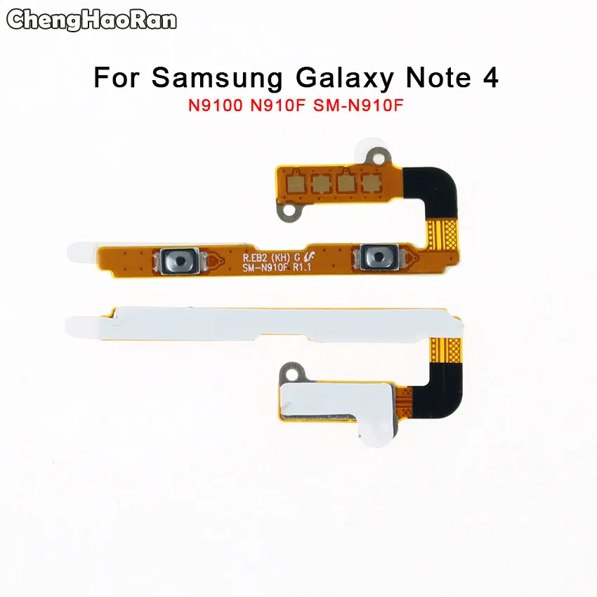 ChengHaoRan кнопка включения/выключения громкости гибкий кабель для Samsung Galaxy Note 4 N910F