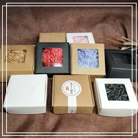 20 шт.#4 Белый Kraft Бумага подарки коробки свадебной конфеты Коробки Cookie упаковочная коробка Emballage коробки Вечерние поставки