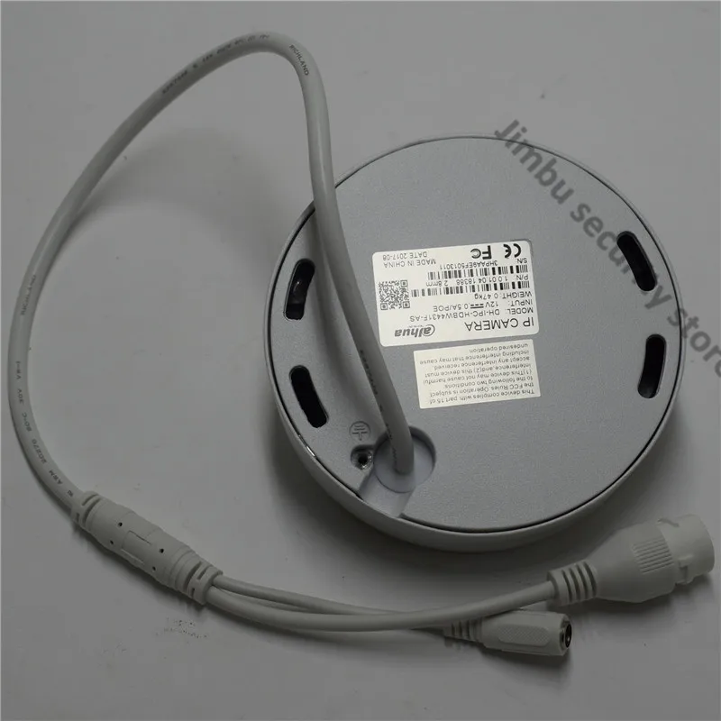 Dahua 4MP IR Mini Dome Camera IP IPC-HDBW4431F-AS IR20m WDR POE indoor camera CCTV Smart Detection Surveillance | Безопасность и