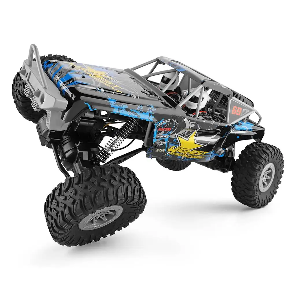WLtoys 104310 RC Автомобиль 2,4G 1/10 4WD двойной мост гусеничный RC автомобиль 40 Minis с передатчиком зарядное устройство игрушки для детей