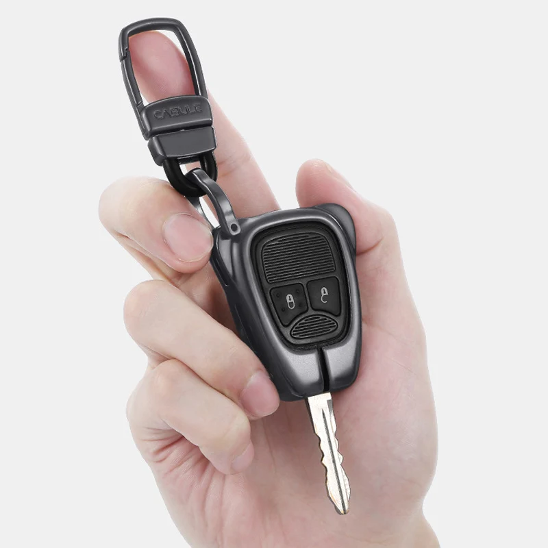 Чехол для ключей автомобиля из алюминиевого сплава для Jeep wrangler Compass Liberty CHRYSLER 300 PT Cruiser Sebring для Dodge caliber Nitro