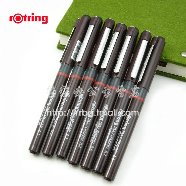 Германия rotring одноразовые чертежная Ручка иглы красная ручка с кольцом ручка|pen