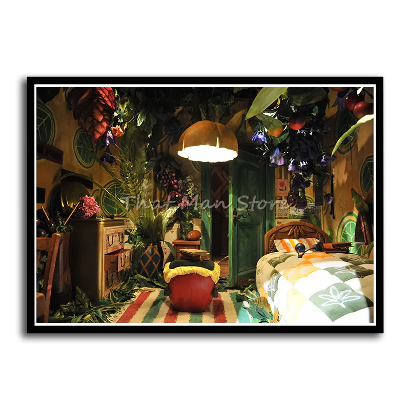 Секретный мир Arrietty плакат ясное изображение наклейки на стену украшение дома