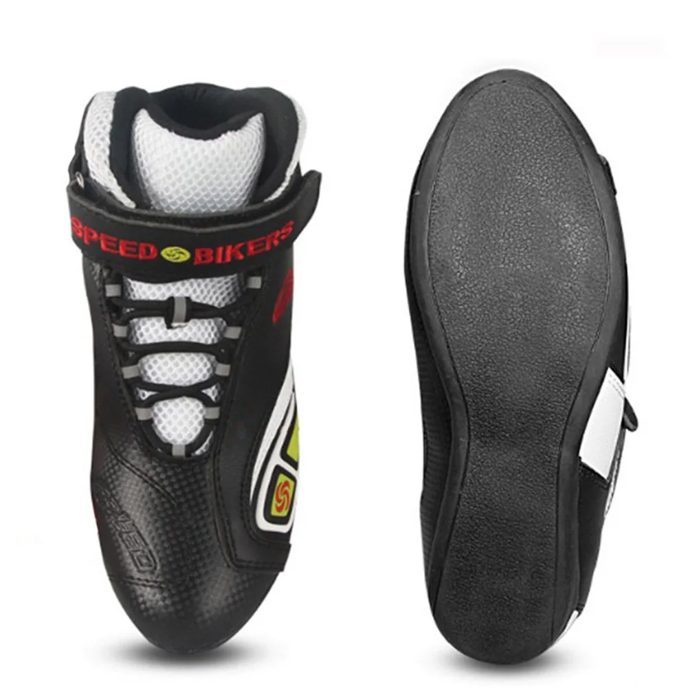 Байкерские ботинки для верховой езды 2017 г. короткие байкерские Botas Moto Motoqueiro Motocicleta