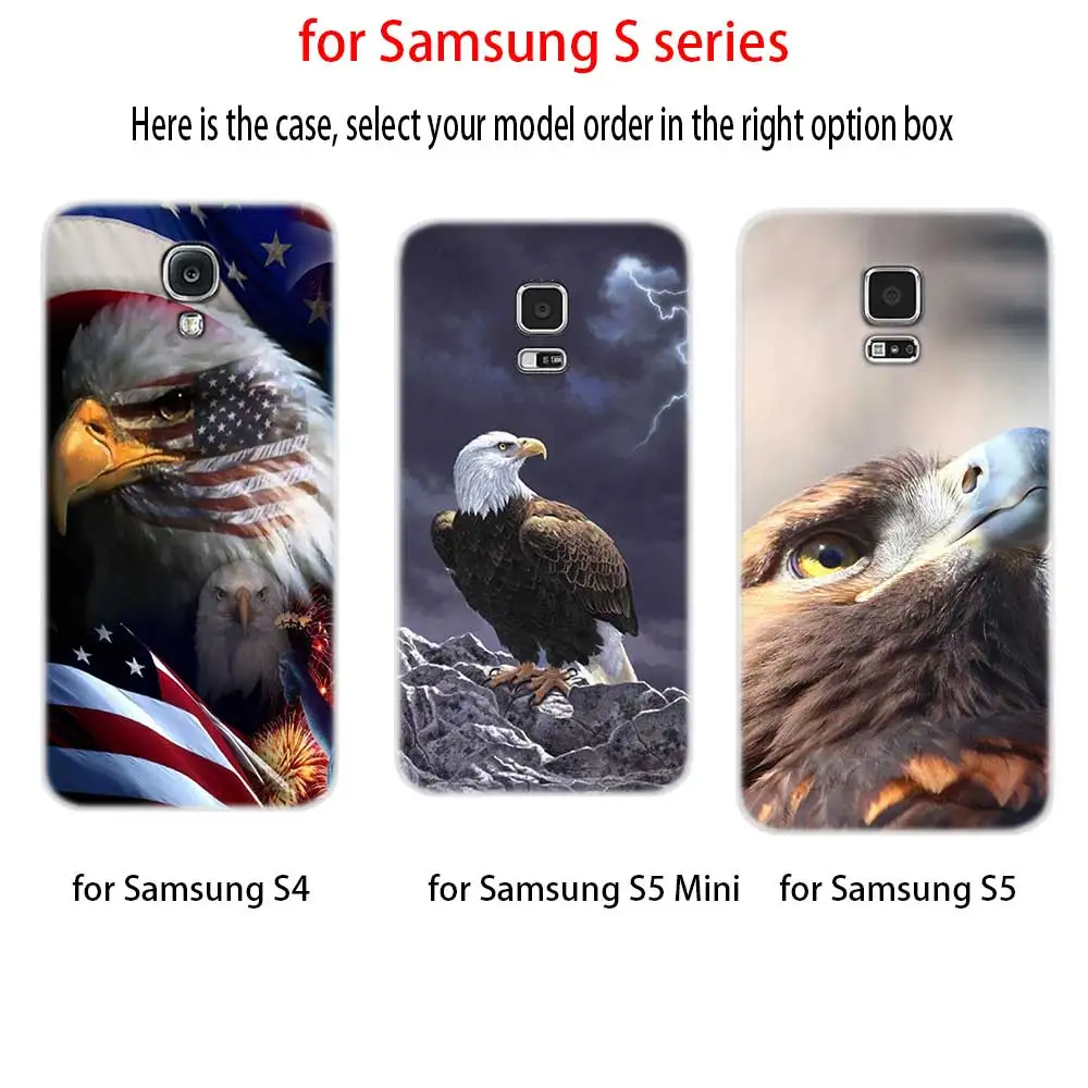 Мягкий силиконовый чехол для Samsung S30 S20 S11 S10 S9 S8 Plus lite 11e 10e Uitra S7Edge Орел на
