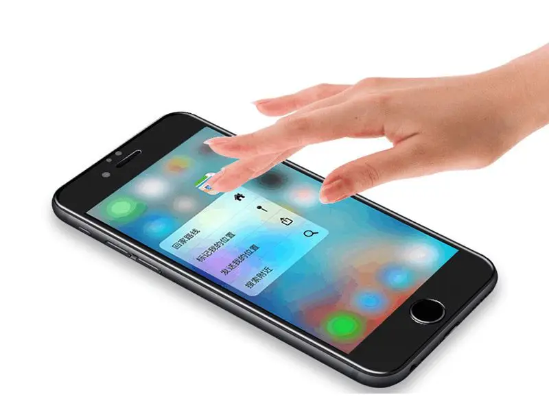 Закаленное стекло с полным покрытием для iPhone 6 6S защитная пленка экрана Plus
